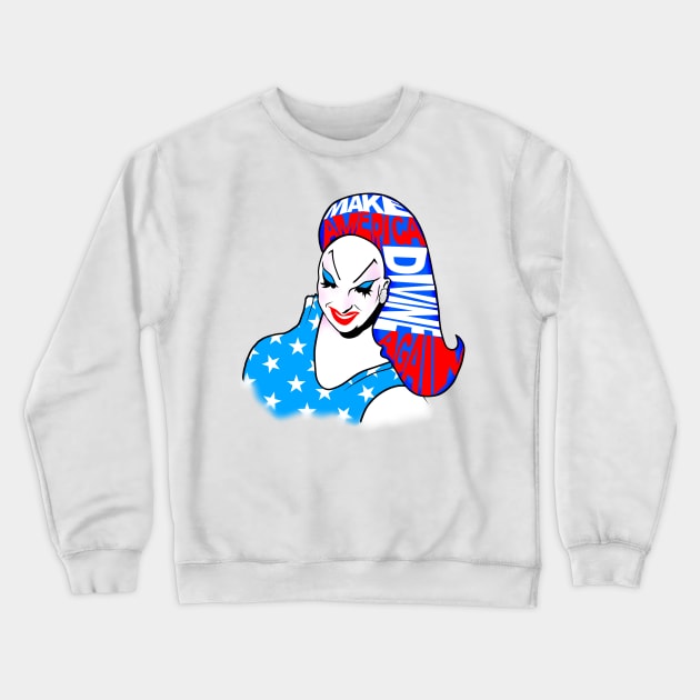 Make America Divine Again Crewneck Sweatshirt by Scott Poling Art